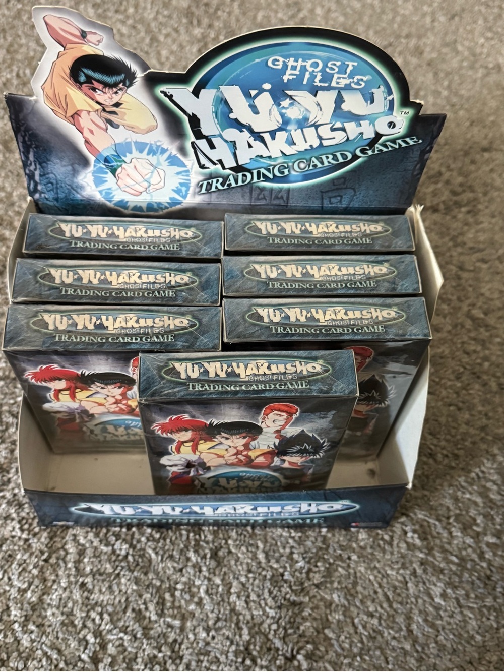 Yu-Yu Hakusho Ghost Files Trading Card Game Booster Box - Blue